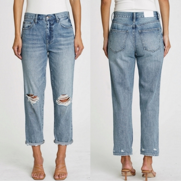 pistola Denim - NWT‎ Pistola Presley High Rise Relaxed Roller denim Jeans Anthropologie